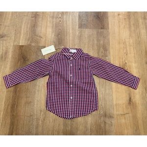 🚹🍼 🆕 Trish Scully plaid button up long sleeved shirt